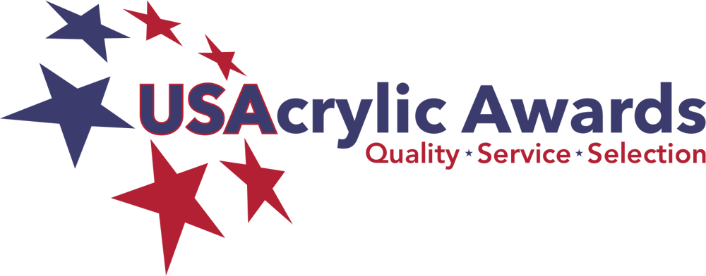 US Acrylic Awards logo a site developed by Noptim.